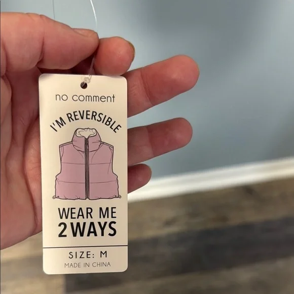 Floral Pink Kids Puffer Vest - Picture 6 of 11